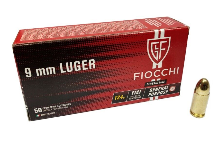 9 mm Luger Fiocchi  FMJ