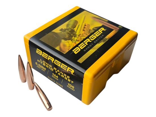 Berger Long Range Hybrid Target 6.5mm 144gr lodes 