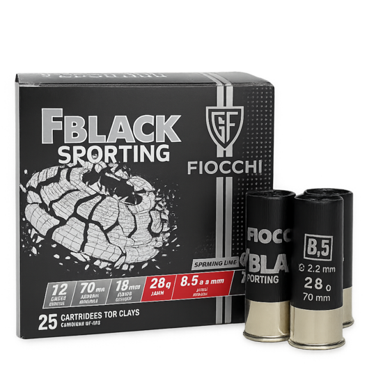 Fiocchi F Black Sporting – sporta munīcija 12/70