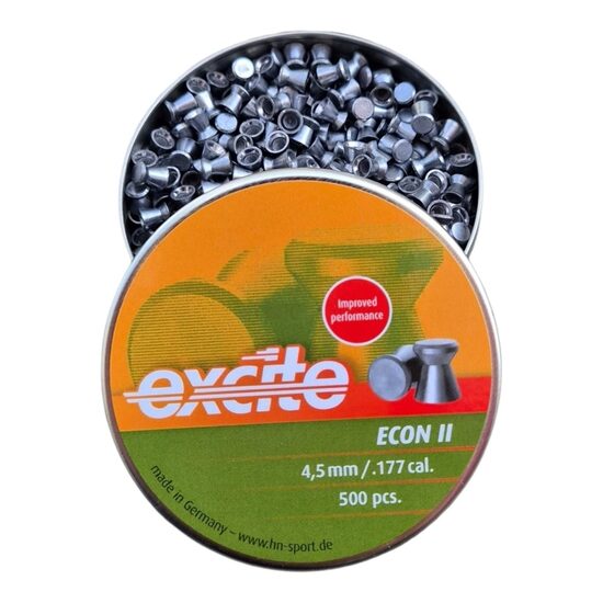 H&N Excite Econ II 4.5mm pneimatiskās lodes (500 gab.)